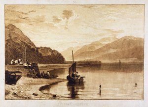 インヴァラリー桟橋、1859-61 作： Joseph Mallord William Turner